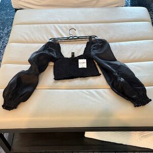 Forever 21 Elegant Black Women's Top small nwt